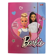 Cartellina elastica formato A4 con motivo Barbie