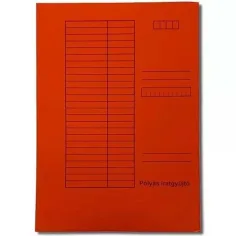 Cartellina rossa con fascia A4 230 g