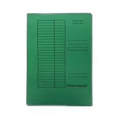Cartellina verde con fascetta A4 230 g