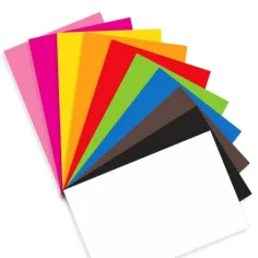 Cartoncino decorativo 10 colori 35x25 cm immagine 2