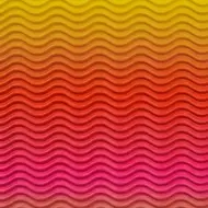 Cartone ondulato 3D arcobaleno B2 50x70cm 1 pezzo