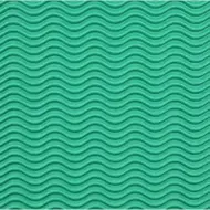 Cartone ondulato 3D verde decorativo B2 50x70cm 1 pezzo