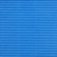 Cartone ondulato decorativo 3D azzurro B2 50x70cm 1 pezzo