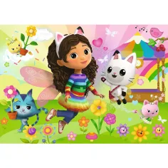 Casa delle bambole di Gabi Avventura scintillante puzzle glitterato da 100 pezzi – Trefl immagine 2