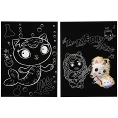 Casa delle bambole di Gabi: Set di poster per creare graffi artistici 2 pezzi immagine 2