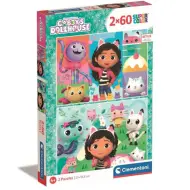 Casa delle bambole di Gabi Supercolor puzzle 2x60 pezzi - Clementoni