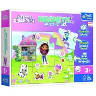 Casa delle bambole di Gabi set puzzle magnetico da 9 pezzi con accessori - Trefl