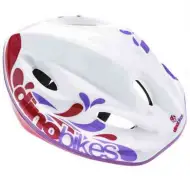 Casco rosa-bianco