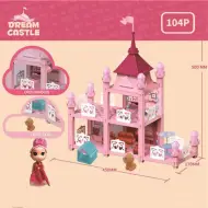 Castello da sogno rosa di Katie set da gioco da 104 pezzi