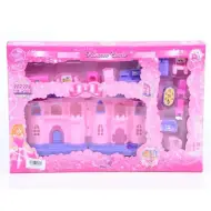 Castello della principessa con mobili e luce