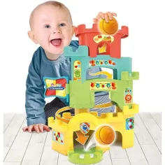 Castello pista per biglie gioco per bambini - Clementoni baby immagine 5