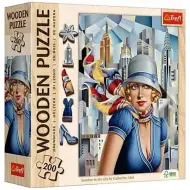 Catherine Abel: Estate in città puzzle in legno da 200 pezzi - Trefl