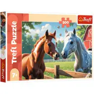 Cavalli nella radura puzzle da 200 pezzi - Trefl