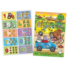 Cerca e trova... Puzzle educativo con numeri 2x10 pezzi immagine 2