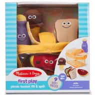 Cestino da picnic in peluche set da 9 pezzi - Melissa &amp; Doug
