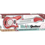 Chitarra elettrica giocattolo di colore rosso da 66 cm