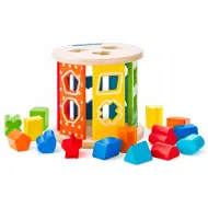 Cilindro selezionatore di forme in legno colorato - Woodyland