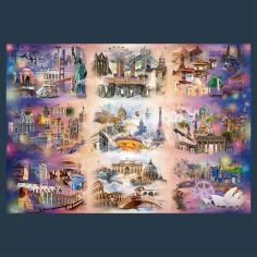 Città tra le nuvole puzzle da 13500 pezzi UFT - Trefl immagine 2
