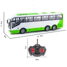 City Bus telecomandato verde-bianco immagine 2