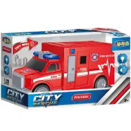 City Rescue camion dei pompieri a volano con luci e suoni