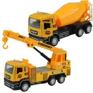 City Truck: Autobetoniere o camion gru a retrocarica 14cm