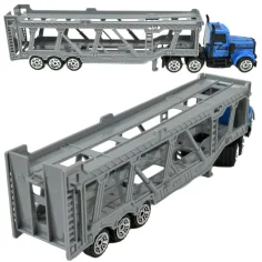 City Truck: Camion bisarca blu 22 cm immagine 3