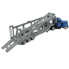 City Truck: Camion bisarca blu 22 cm immagine 4