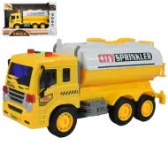 City Truck: Camion cisterna giallo con luci e suoni 1/18