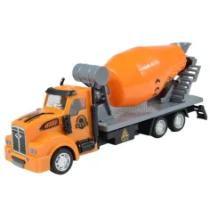 City Truck: Camion da costruzione trasformabile a volano con segnali stradali 19cm immagine 5