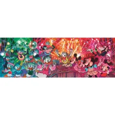 Classici Disney+ - Puzzle panoramico da 1000 pezzi di Topolino al disco - Clementoni immagine 2