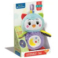 Clementoni Baby: Gufo di peluche musicale con luce notturna