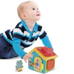 Clementoni Baby: Set di giochi educativi Montessori con casetta a chiavi immagine 3