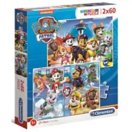 Clementoni: Paw Patrol 2 in 1 - 2x60 pezzi puzzle