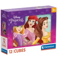Clementoni: Principesse Disney cubi da favola 12 pezzi