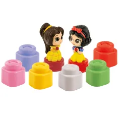 Clemmy: Principesse Disney mattoncini morbidi gioco educativo - Clementoni immagine 4