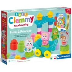 Clemmy: Set di cubi morbidi Eroi e Principesse - Clementoni immagine 2