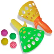 Click&amp;Catch gioco di lancio con cono e 4 palline