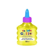 Colla liquida scintillante neon giallo 88ml - Carioca