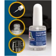Colla per modellismo Italeri con pennello sottile 15ml