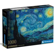 Collezione Museo: Van Gogh - La notte stellata HQC puzzle da 1000 pezzi con poster - Clementoni