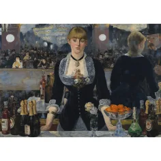 Collezione darte: Édouard Manet - Il bar delle Folies Bergère puzzle da 1000 pezzi - Trefl immagine 2