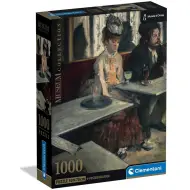 Collezione del Museo: Edgar Degas - In un caffè puzzle da 1000 pezzi con poster - Clementoni