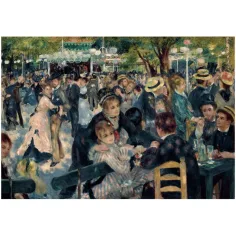Collezione del Museo: Renoir - Ballo al Moulin de la Galette puzzle da 1000 pezzi con poster - Clementoni immagine 2