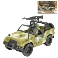 Combat Force 9: Veicolo militare con soldato e armi 22cm