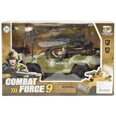 Combat Force 9: Veicolo militare con soldato e armi 22cm immagine 6