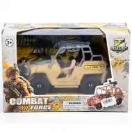 Combat Force 9 veicolo militare fuoristrada con figura in azione