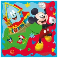 Confezione da 20 tovaglioli di carta a 2 strati con motivo di Topolino.
