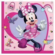 Confezione da 20 tovaglioli di carta a 2 strati rosa con motivo di Minnie Mouse