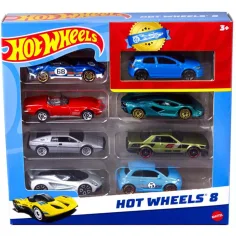 Confezione da 8 macchinine Hot Wheels - Mattel immagine 2