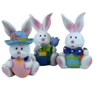 Coniglietto di ceramica pasquale allegro in diverse varianti 10 cm